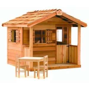  Cedar Shed Log Cabin Cedar Playhouse Toys & Games