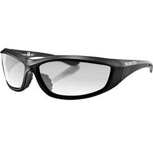    BOBSTER CHARGER SUNGLASSES (BLACK / CLEAR LENS) Automotive