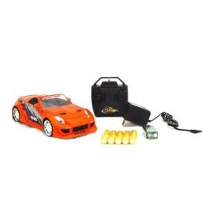   orange Nissan 350z Convertable Remote Control Cará Toys & Games