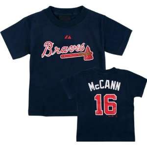 Brian McCann Majestic Replica Name and Number Atlanta Braves Infant 