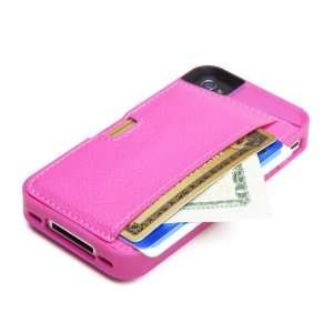  CM4 Q4 PINK Q Card Case Wallet for Apple iPhone 4/4S   1 