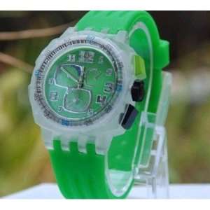   odm Watch,round High quality Janpanese Movement Green 