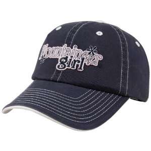   Mountaineers Navy Blue Girly Hat:  Sports & Outdoors