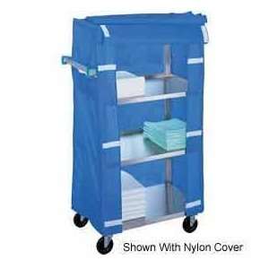   Stainless Steel Linen Service Cart, 400 Lb Capacity: Office Products