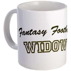  Fantasy Football Widow Funny Mug by CafePress: Kitchen 
