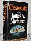 James A Michener Chesapeake Historical Novel 1st Edition/5th Printing 