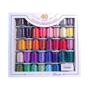    Brother 40 Color Poly Embroidery Thread Arts, Crafts & Sewing