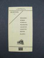 Boston & Maine Railroad B&M RR Timetable 1932 Billerica Public PTT TT 