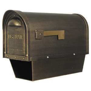   : Classic Post Mount Mailbox with Newspaper Holder: Home Improvement