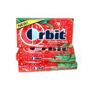 Orbit Gum   Strawberry Remix, 14 piece pak, 12 count  