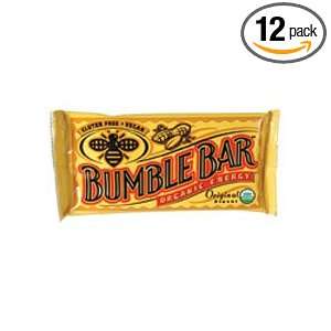 Bumble Bar Inc Energy Bar, Og, Orig Peanut, 1.40 Ounce (Pack of 12)