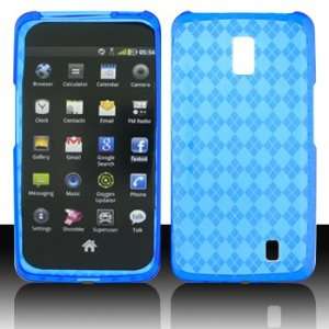 LG VS920 Crystal Skin Dr. Blue Case Cover Protector (free ESD Shield 