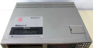 Working SONY Betamax SL 2710 BETA Hi Fi Stereo Video Cassette Recorder 