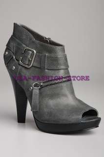 NIB GUESS OAKRIDGE shoes black leather heel platform  