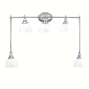  Kichler 5371CH Polygon Vanity Light with Swag in Chrome 