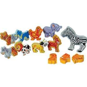  Mix N Match Magnetic Animal Puzzles: Toys & Games