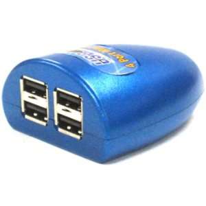  Xterasys 4 Port USB Mini Hub (Blue)   XH 144