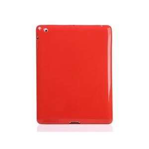   Protective Soft Back Case Cover for Apple iPad 2 (Red) Electronics