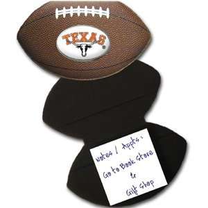  Texas Longhorns Note Pad   Football Shaped: Sports 