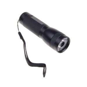  LED Flashlight Torch Light Lamp with Strap Fit for Hiking Outdoor 