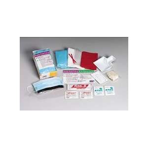  Bodily Fluid Clean Up Medical Kit, Disposable Tray   16 