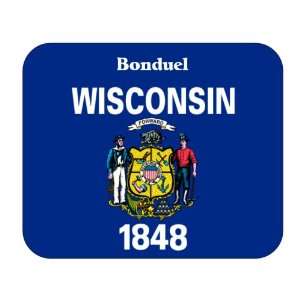  US State Flag   Bonduel, Wisconsin (WI) Mouse Pad 