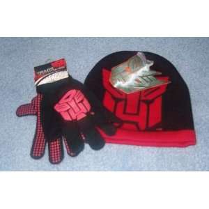  Transformers Knit Cap & Gloves