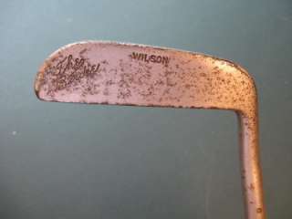 VINTAGE WILSON PUTTER THE BIRDIE Faux wood coated shaft  