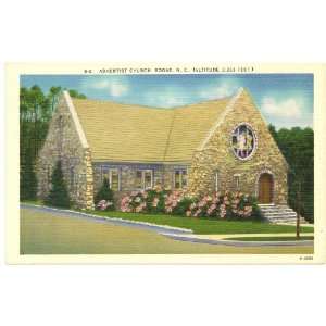   Postcard Adventist Church   Boone North Carolina 