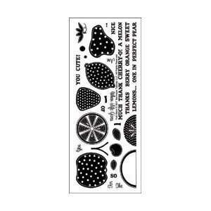  Technique Tuesday Clear Stamps 3X8 Fruit Stand: Home 