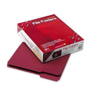  Products   Smead   File Folders, 1/3 Cut, Top Tab, Letter, Maroon 