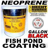 Gal. Black Neoprene Rubber Fish Pond Coating/Sealant  