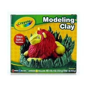  Art & Craft Supplies modeling clay 4pk 4oz each: Arts 
