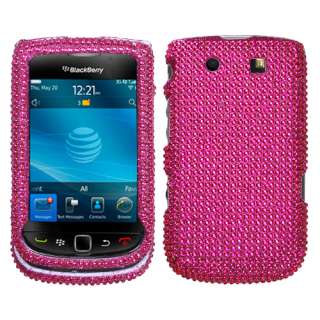 HotPink Bling Hard Case Blackberry Torch 9800 Accessory  