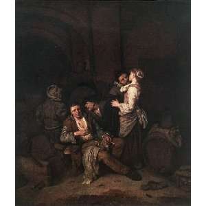   Inch, painting name: Tavern Scene, By Bega Cornelis  Home & Kitchen