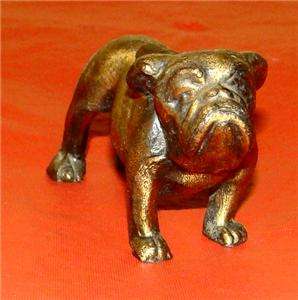   Bulldog paperweight, Statue Of Liberty souvenir Blecher USA  