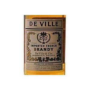  De Ville Brandy 1 Liter: Grocery & Gourmet Food