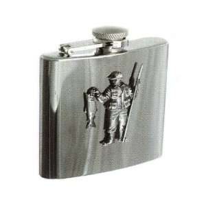  Knight Tankards Hip Flask 6Oz With Fishing Kitchen 