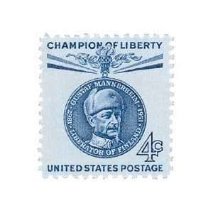  #1165   1960 4c Gustaf Mannerheim U. S. Postage Stamp 