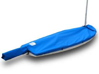 Sunfish Sailboat   Boat Mast Up Cover   Blue Poly  