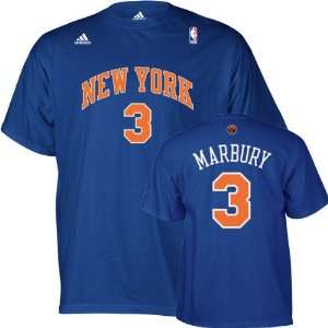  Stephon Marbury adidas Name and Number New York Knicks T 