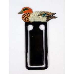   Pack Handpainted Woodduck Bird Bookmark (Set Of 12)