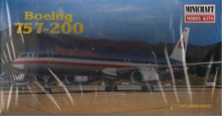 Boeing 757 200 AA   MiniCraft Model   Scale 1:144 Super   NEW SEALED 