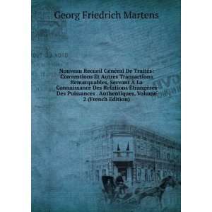   , Volume 2 (French Edition) Georg Friedrich Martens Books