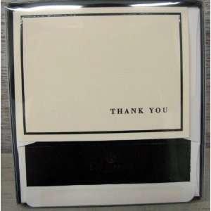   TYN9856 Black & Cream Formal Thank You Notes