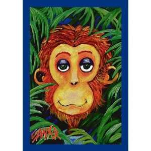 Milliken P/#536008 C/#6010 Don Sawyer Marvin Monkey Tropical Rug Size 
