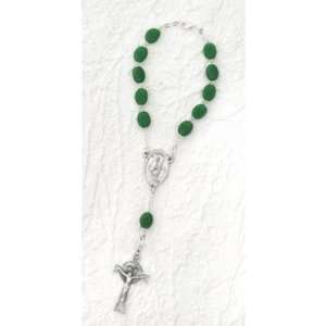Celtic Auto Rosary with Shamrock Beads St. Patrick Center & Old Celtic 