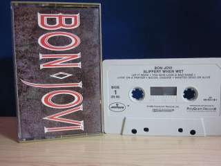 Bon Jovi Slippery When Wet Cassette 042283026445  