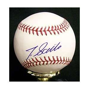  Takashi Saito Autographed Baseball   Autographed Baseballs 