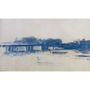   Monet   24 x 14 inches   Charing Cross Bridge (study): Home & Kitchen